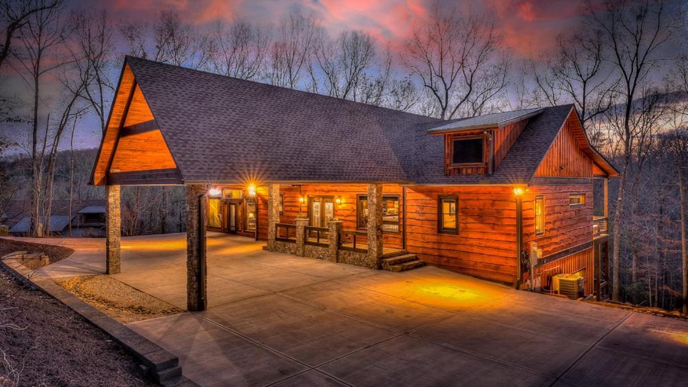 Luxe Mountain Retreat Villa บลูริดจ์ ภายนอก รูปภาพ