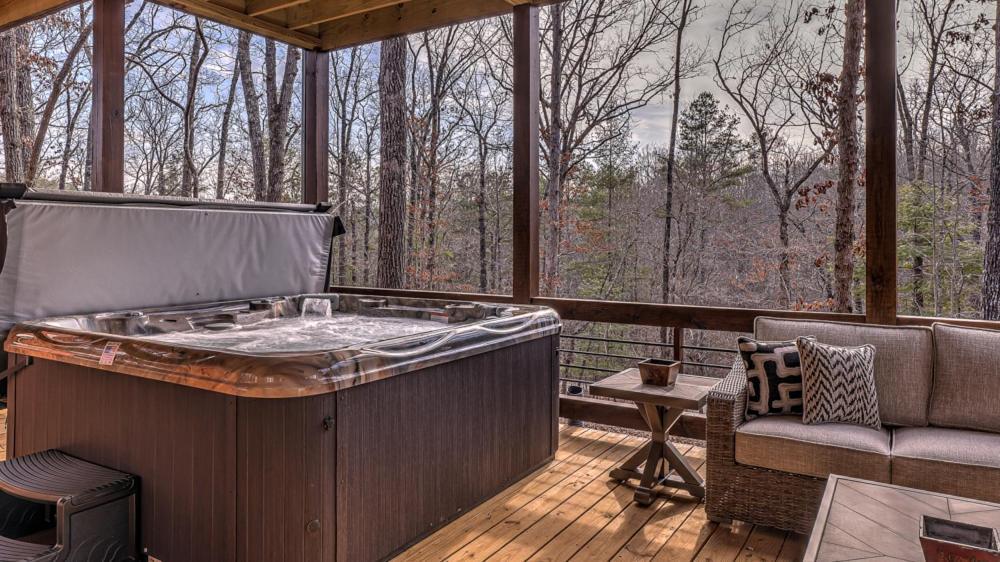 Luxe Mountain Retreat Villa บลูริดจ์ ภายนอก รูปภาพ
