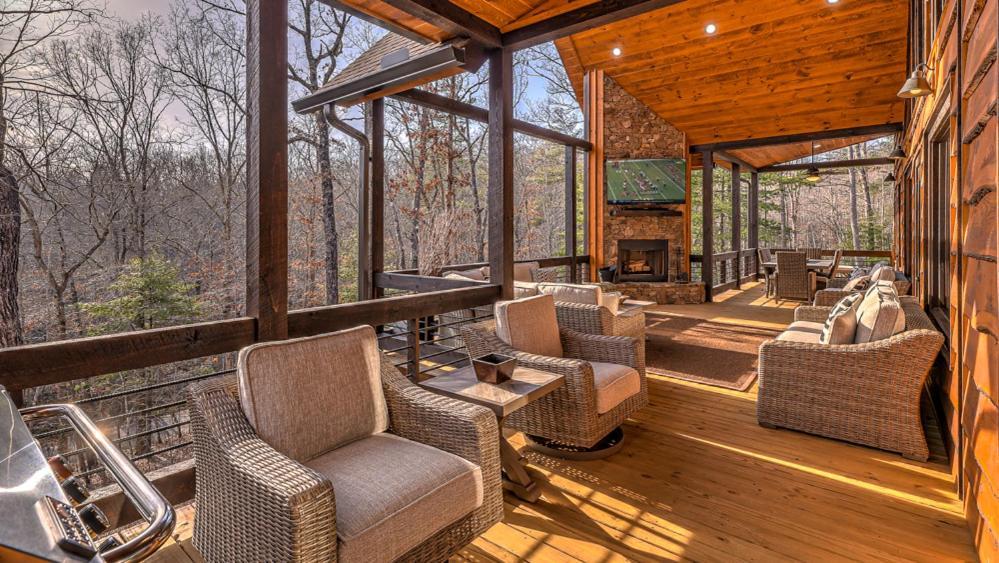 Luxe Mountain Retreat Villa บลูริดจ์ ภายนอก รูปภาพ