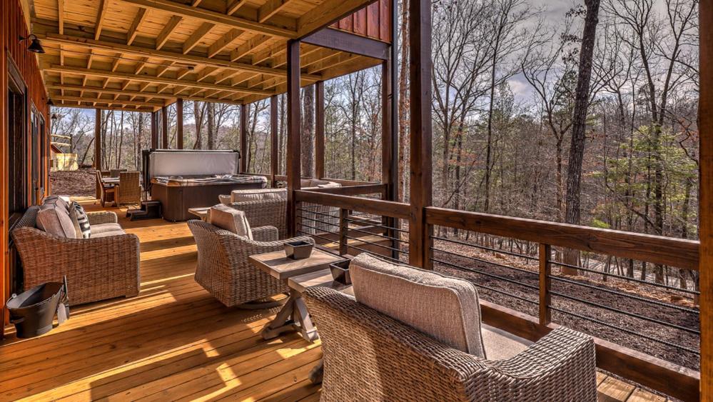 Luxe Mountain Retreat Villa บลูริดจ์ ภายนอก รูปภาพ