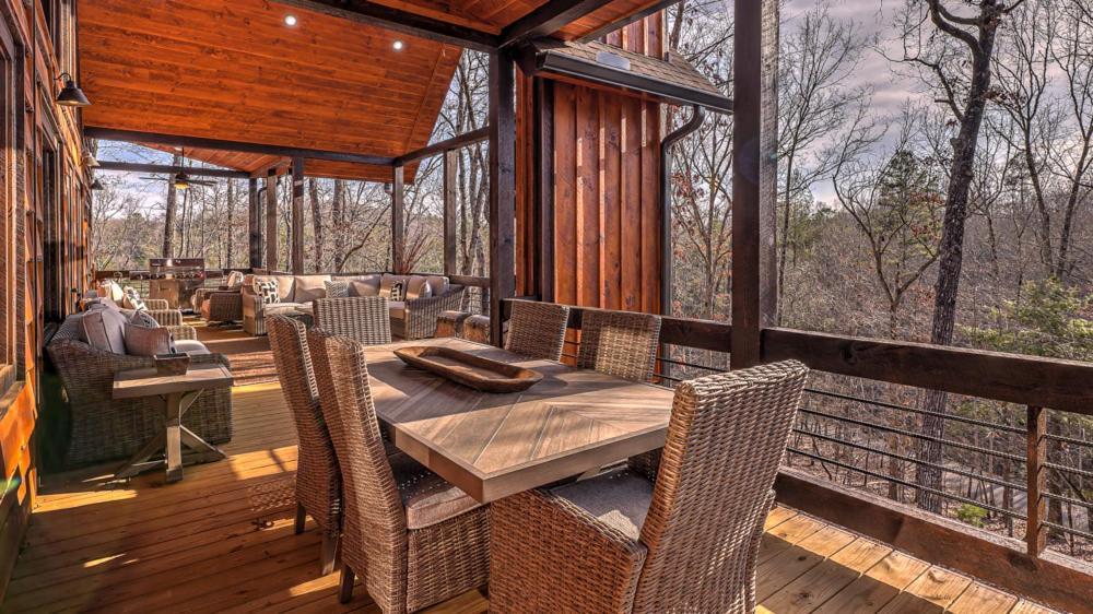 Luxe Mountain Retreat Villa บลูริดจ์ ภายนอก รูปภาพ