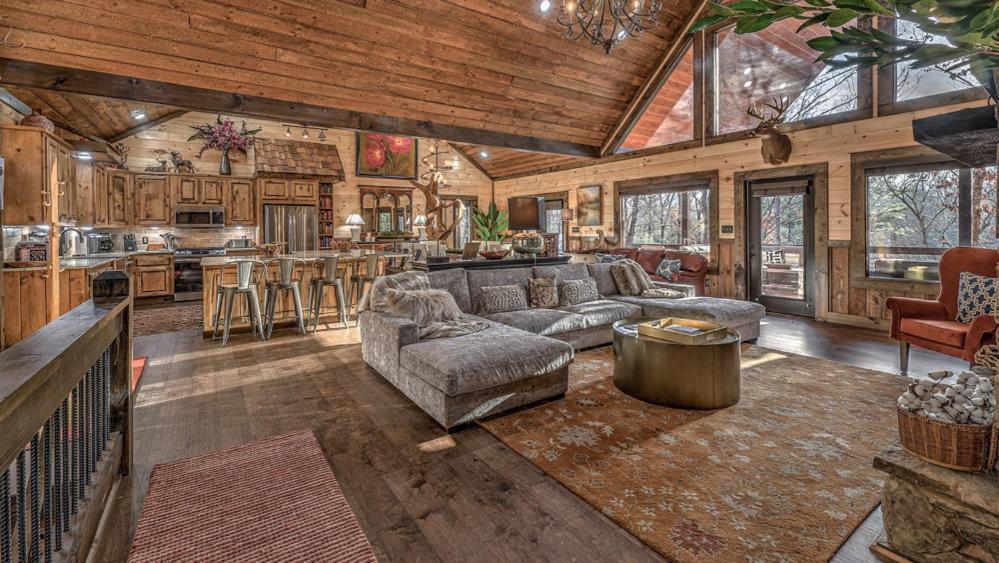 Luxe Mountain Retreat Villa บลูริดจ์ ภายนอก รูปภาพ