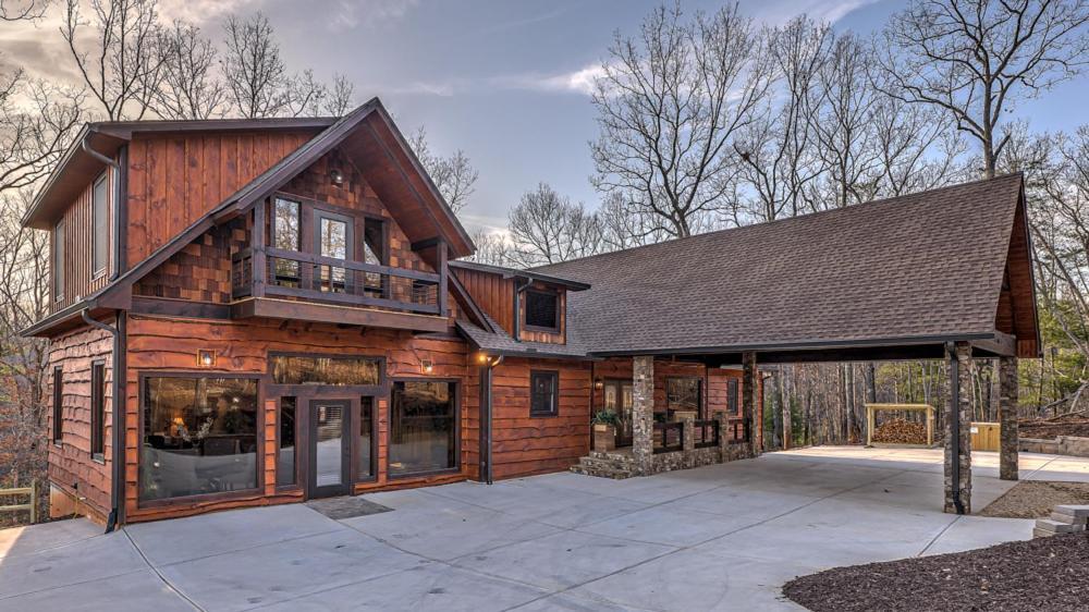 Luxe Mountain Retreat Villa บลูริดจ์ ภายนอก รูปภาพ